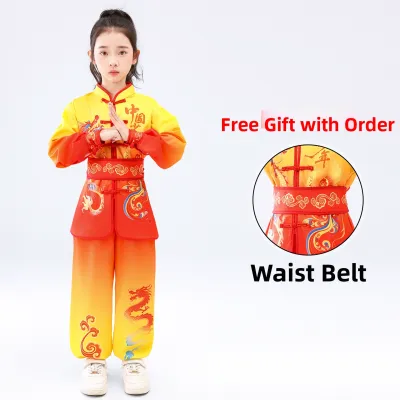 BAIKAMENG | Childrens Martial Arts Performance Costume Chinese Style Tai Chi Costume