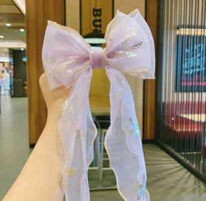 Jepit Rambut Pita Panjang Gradasi/Jepit Rambut Anak Perempuan bisa di ikat