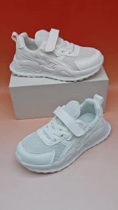 NBGAGA | Lightweight Children Sneaker Boys Casual Shoes White Breathable Flat Student Walking Shoes Non-slip Kids Girl Sports Tennis