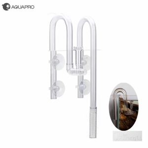 AQUAPRO Inflow Outflow Inlet Outlet Skimmer Plastic Fish Tank Accessories Plant Pipe Aquarium Water Filtro Fishbowl Set Akvarium