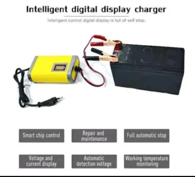 Cas Aki Mobil / Cas Aki Suoer / Smart Fast Charger Aki / Smart Fast Charger Aki Motor Mobil / SUOER Charger Aki Mobil Wet Dry Lead Acid Smart Charger 12V 6A - SON-1206D