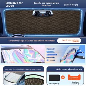 HELLOLEIBOO | Dedicated Sunshade for L60 L90 Models Car Windshield Shade