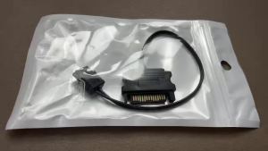 SATA Power Supply Cable 15Pin Male to 6Pin Convert Wire Adapter Serial ATA Hard Drive to Computer Laptop DVD Drive Power Cord