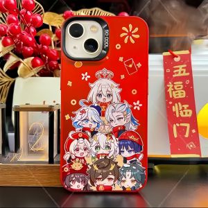 New Year Edition Original God Phone Case for Apple 16 Lightning God iPhone 14 Christmas Funingna Xiaomi 15 Grass God Huawei M70 Scatter Soldier Redmi K80 Zhongli One plus Ace2 Xiao IQOO13