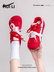 Warrior | Vintage Red Breathable Soft Bottom Shoes