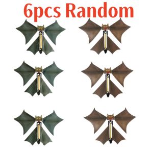 6/12PCS Flying Bat Hand Transform Magic Bat Flying Butterfly Magic Props Funny Surprise Prank Toy Gift for Kids Adults Party