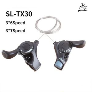 SHIMANO Tourney SL TX30 Bicycle Shift Lever 6/7s 18/21 Speed TX30 Shifters Inner Gear Cable Included Shifter 3 Speed