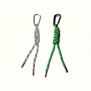1Pcs DIY Zipper Colorful Braided Lanyard Keychain Fashion Water Bottle Rope Childrens Clothing Pendant Luggage Bag Hanging