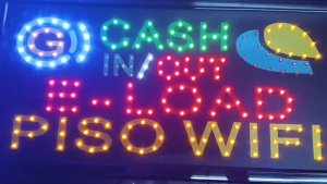 3n1 Led sign Gcash in/out E-load Piso Wifi