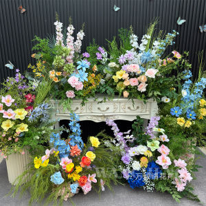 Mona Garden Forest System Simulation Flower Arrangement Rural Atmosphere Landscape Photography Decoration Window Popular Flower