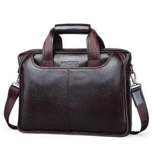 Feger | Genuine Leather Mens Business Laptop Bag Hand Shoulder Crossbody