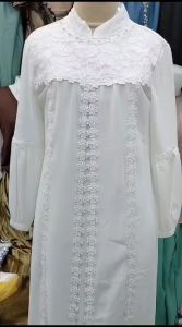 GAMIS SERUTY GARIS 3 BUKA PINTU TERBARU