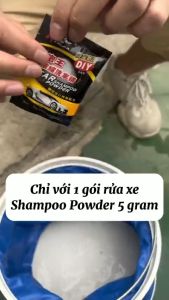 Bột rửa xe ô tô Car Shampoo Powder tẩy rửa sạch sẽ an toàn cho sơn xe