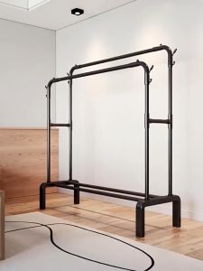 ตะขอเเขวนหมวก ราวเเขวนผ้า ราวตากผ้า ราวมินิมอล บาร์เดี่ยว บาร์คู่ มีชั้นวางของที่เเขวนหมวก โครงเหล็ก พร้อมส่ง++