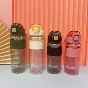 Ready Stock- 720ml Large Capacity Sport Water Bottle Large with handle Portable Plastic Outdoor filter -BT-POWER-23