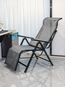 ZIYE | Folding Nap Bed Easy Portable Single Lunch Break Lounge Chair