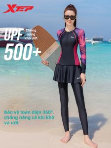 XTEP | Bộ Đồ Bơi Dài Tay Kín đáo Gọn Gàng Che Bụng