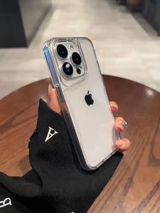 GADGET FUSION Phone Case for iPhone 11 15 13 14 Plus 12 Pro Max X XR XS Max 7 8 Plus SE Clear Shockproof Silicone Protective Case