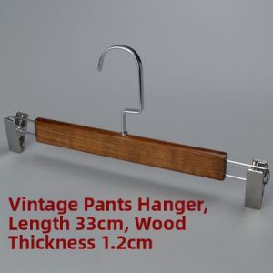 ZHIZHOU | Non-slip Wooden Clothes Hanger Home Use