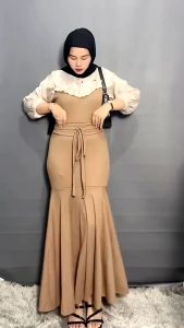 BESTIIE - VENYYA DRESS CRINKLE AIRFLOW mix SHIMER PREMIUM || DRESS MERMAID