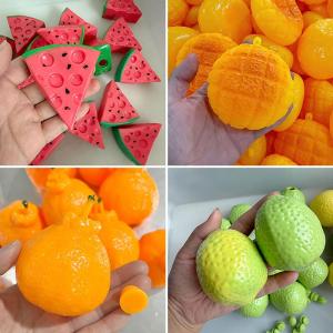 ZTOYL | Fruit Shaped Squeeze Fidget Toys Soft Stress Relief Sensory Toys for Kids with Autism Adults Anxiety Relief