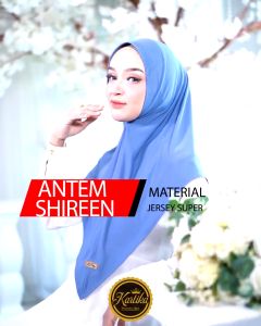 Jlbab Instan Jersey Super Pad Antem lancip Shireen  By Kartika Hijab