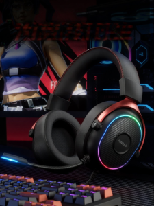 หูฟังเกมมิ่งพร้อมเสียงรอบทิศทาง 7.1 USB และไมโครโฟน