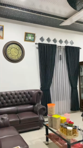 Gorden Blackout polos Serat akar safron Gorden polos blackout imfort motif serat abstrak jendela dan pintu kamar model terbaru murah geboy bahan super duper tebal halus modern dan mewah gorden pintu minimalis 100x200 gorden smokring 12 ring motif terbaru