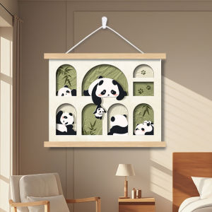 Modern Decorative Painting Power Switch Cover Wall Art Kitchen Dining Room Living Room Electric Meter Box Cover Roll Art