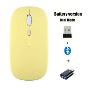 Wireless Mouse Bluetooth-compatible 2.4G Dual-mode Ergonomic Portable Laptops Mice For Computer PC Office Gaming Mouse