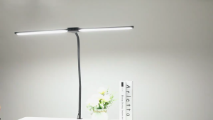 D008 Đèn Học LED Đôi Công Suất Lớn - Đèn Làm Việc Kẹp Bàn Cổ Ngỗng Linh Hoạt Điều Chỉnh 3 Độ Sáng Tối Ưu Diện Tích