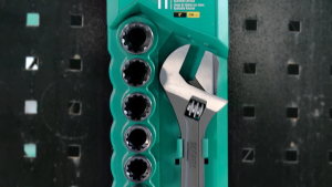 Sata 11 Pc. X6 Pass-Thru Adjustable Wrench Set ( 8"/200mm ) - 09000 Black Edition