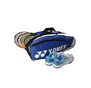 desporttas raket badminton tebal 3 ruang utama