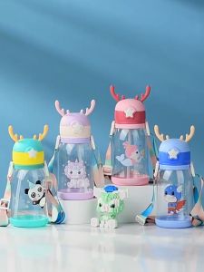 Baby Cups - 600ml Sippy Cup Feeding Nursing Juice Bottle Water Tumbler for Schooler