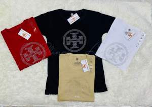 Premium wear 100 % cotton T 0r y rhinestones shirt
