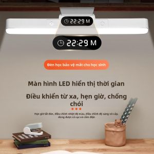 LIWAN | Đèn Đọc Sách Điều Chỉnh Được Với Đồng Hồ Sạc Từ
