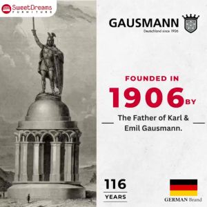 GAUSMANN SIGMUND 13" ORTHOPAEDIC NATURAL LATEX COOLING MATTRESS