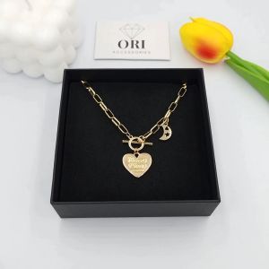 Dây chuyền Choker nữ hình trái tim Carwyn cá tính ORI ACCESSORIES D151
