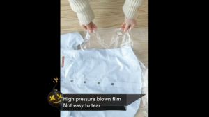 100 ชิ้น ถุงพลาสติกใส สำหรับฝุ่น สมบูรณ์กัน กระจาย 60x90 ซม