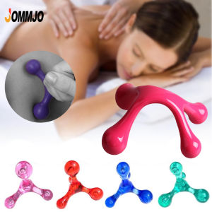 1Pcs Hand Held Massagers Tools Back Deep Tissue 4-Legged Acupressure Gentle Self Massager Trigger Pressure Point Massage Tools