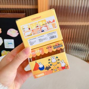 Kawaii Miffy Cute Pull Out Sticky Note Transparent and Adhesive Student Office Notes Guestbook Gift Toy for Girl