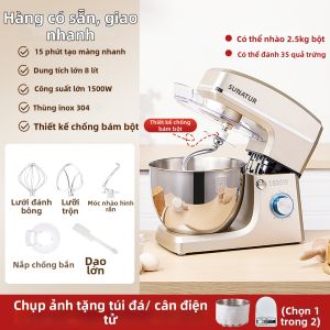 [Phích cắm dẹt] SUNATUR | Máy Trộn Điện Dùng cho Nấu Ăn và Đánh Kem Tươi