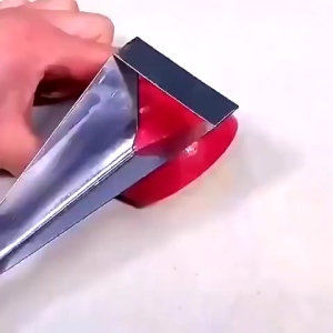 Stainless Steel Triangle Fruit Carving Knife Fruit Platter Artifact Triangle Vegetable Cutter