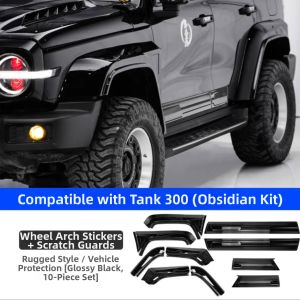 FIT CLUB | Tank 300 Compatible Obsidian Wheel Fender Decoration Kit
