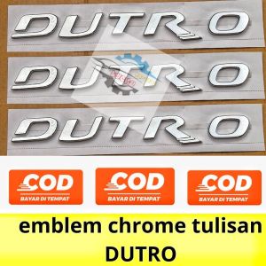 emblem chrome tulisan Dutro Fm235jw Fg260jp
