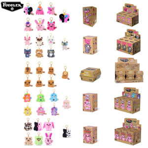 Fuggler | Original Fuggler Ugly Teeth Monster Plush Toys Cat Bears Keychain Nuggets Baby Baddies Pinkles Bag Pendant Hamburger Random 1 PC
