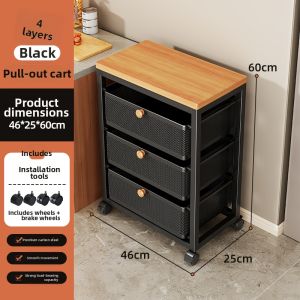evesigar | Multifunctional Kitchen Trolley Organizer