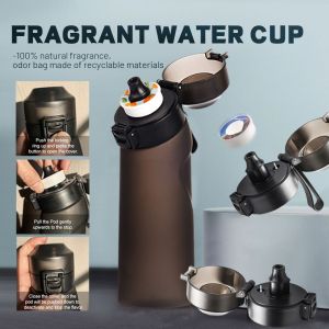 [READY] 650ML New Arrival Air Fruit Fragrance Water Bottle Scent Water Cup Sports  Water Bottle Suitable For Outdoor Sports