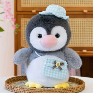 Đồ Chơi Gấu Penguin Dễ Thương Có Mũ Quà Tặng Sinh Nhật Đồ Chơi Vải PP Cotton Đồ Chơi Gấu Penguin Đi Kèm Mũ Đồ Chơi Cho Trẻ Em