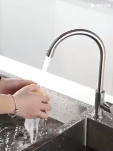 Wholesale Kitchen Wall Faucet "J" Shape Type Stainless Steel Bathroom Faucet Single Cold COD